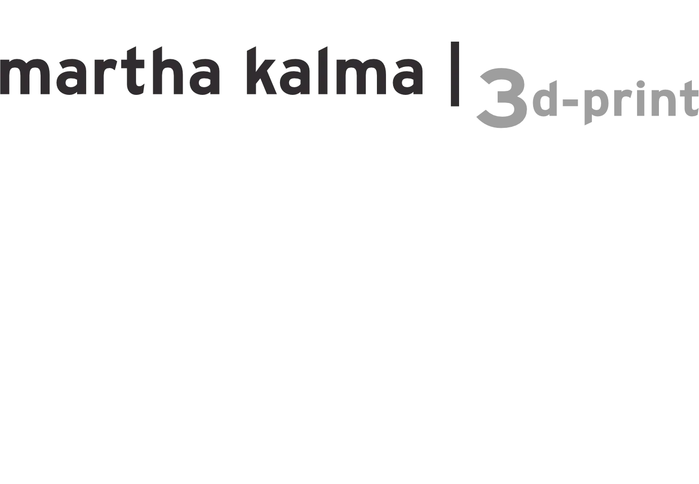 Martha Kalma Logo Text